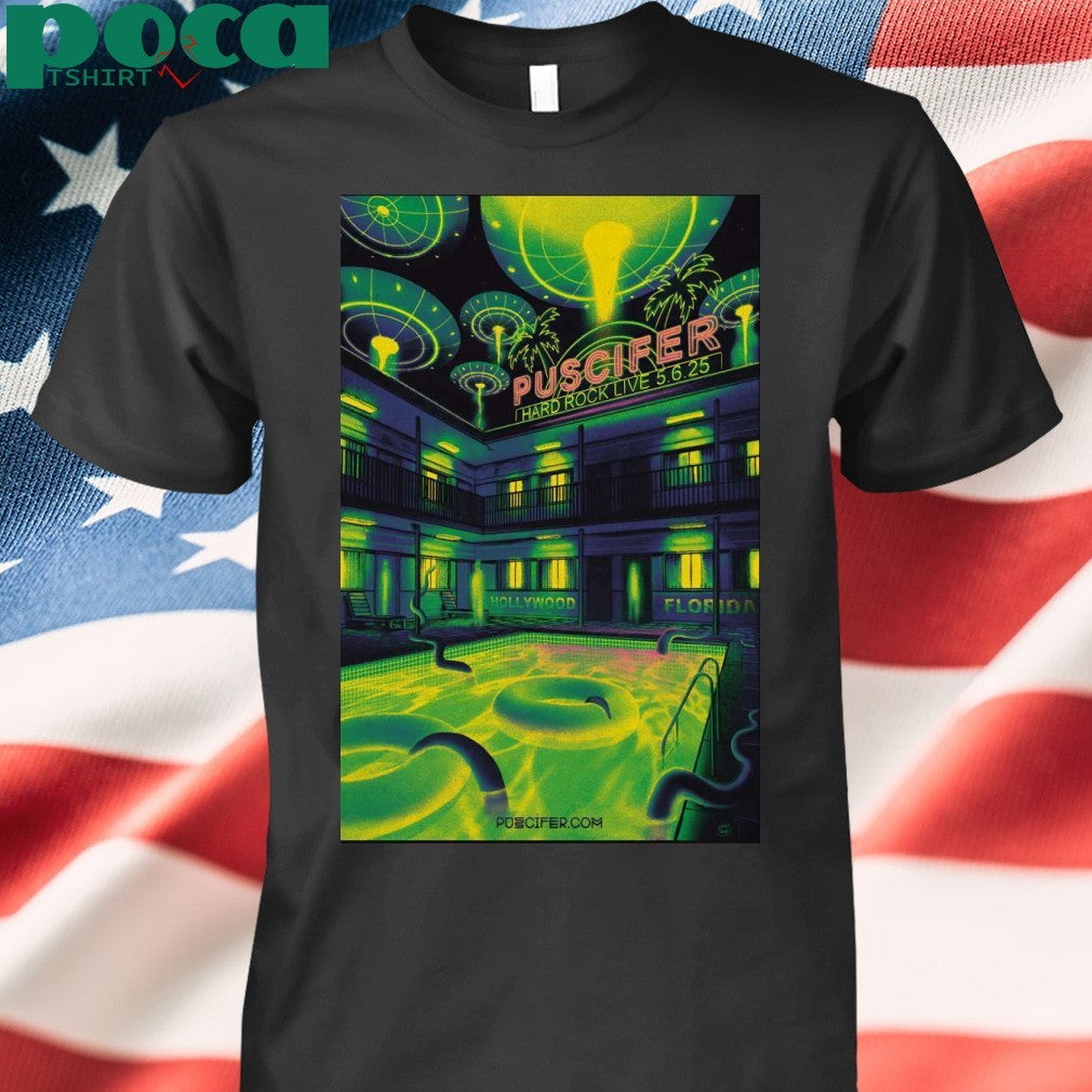 May 6 2025 Hard Rock Live Hollywood FL Puscifer Poster Shirt