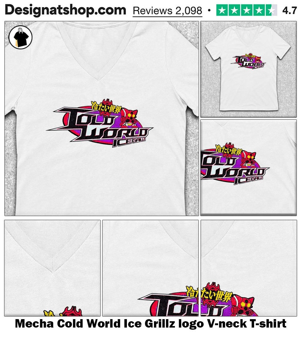 Mecha Cold World Ice Grillz logo shirt