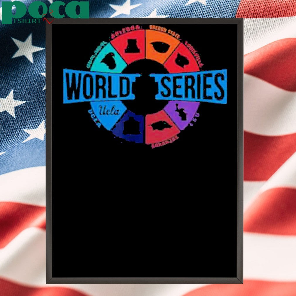 Men’s College World Series 2025 NCAA Baseball 8 Team White shirt