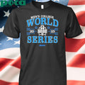 Men’s College World Series 2025 NCAA Baseball Bracket Navy Shirt