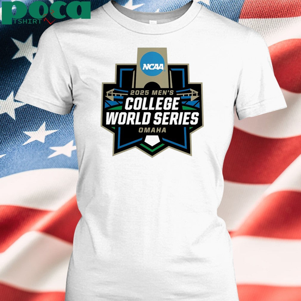Men’s White 2025 NCAA Baseball Selection Show Omaha T-Shirt