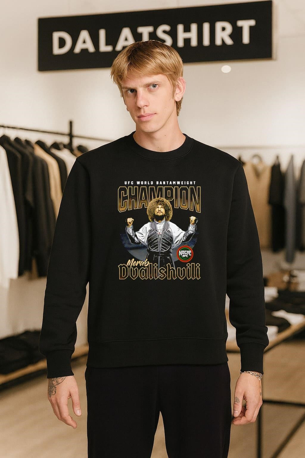 Merab Dvalishvili UFC World Bantamweight Champion Noche shirt