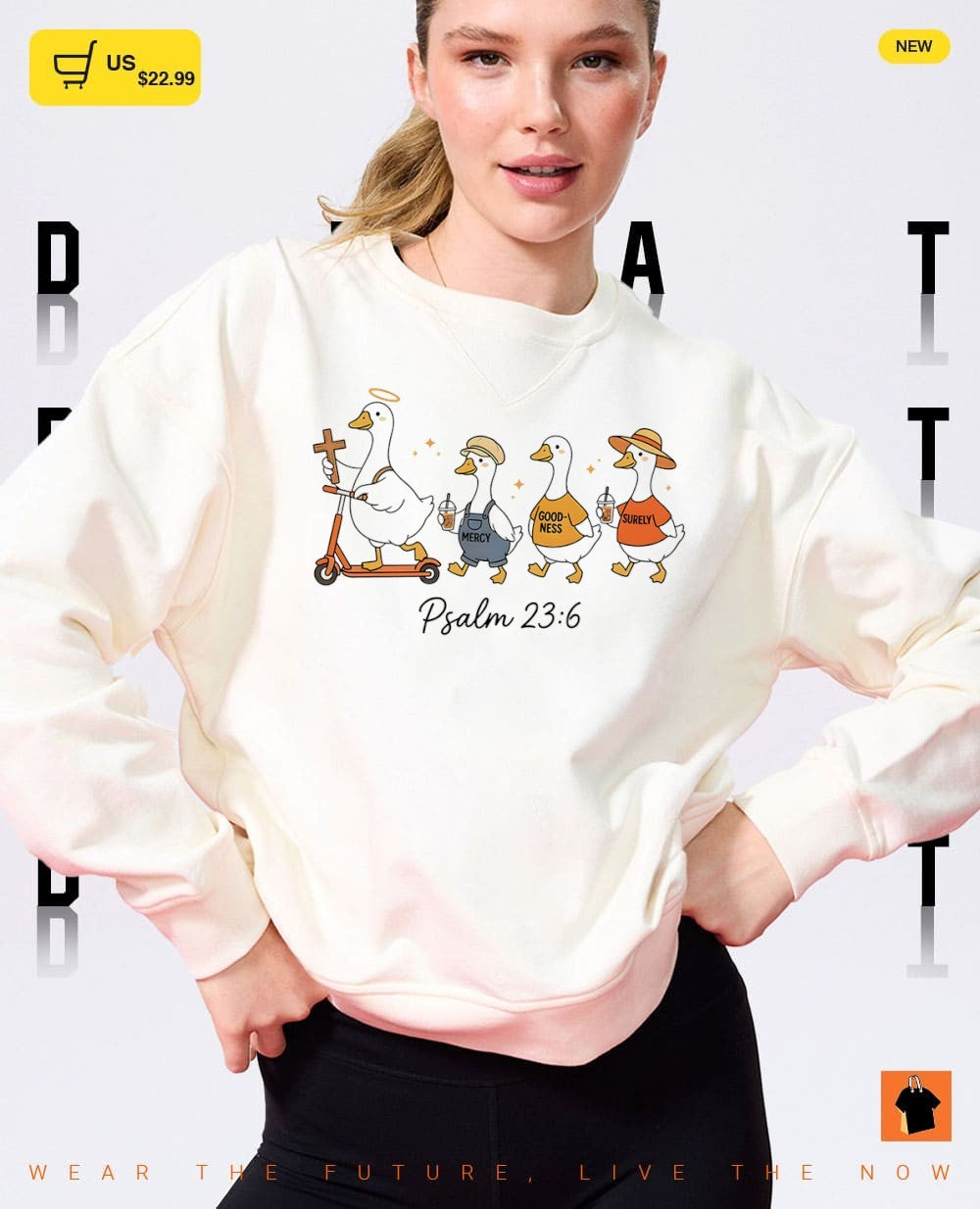 Mercy surely goodness goose shirt