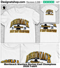 Merrimack Warriors Hockey East Champions 2026 shirt