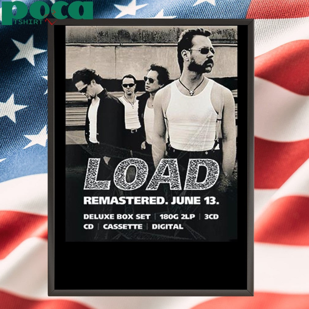 Metallica Album Load Over 1800 Minutes Of Load Has Remastered And Reissued Is Coming On June 13 Shirt