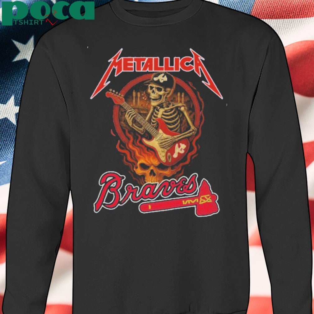 Metallica Braves Unique Gifts For Baseball Fans Shirt