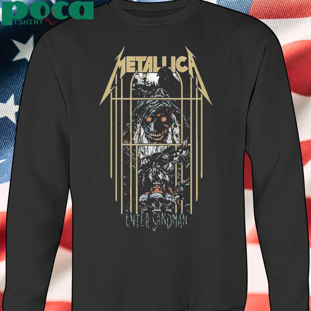 Metallica Enter Sandman Pinball Art The Black Album By Rhys Cooper shirt