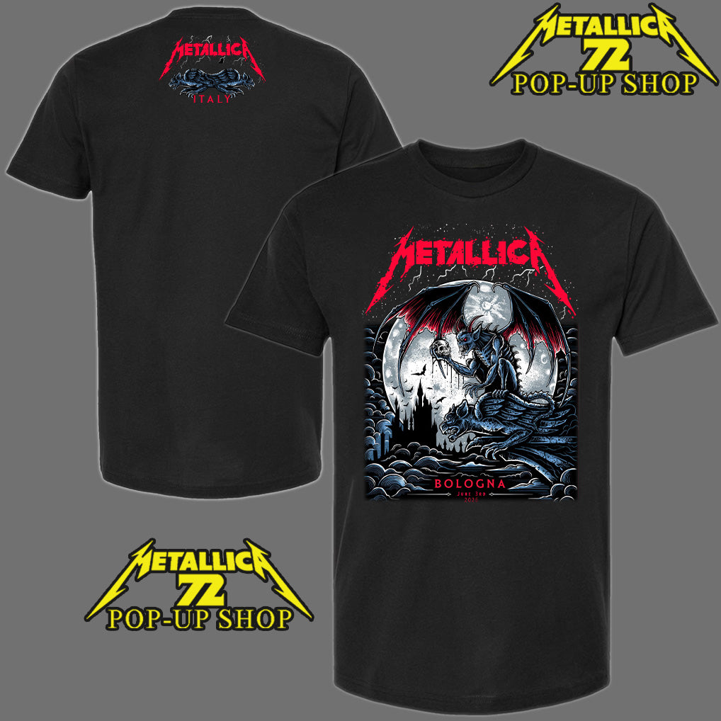 Metallica M72 Bologna Italy World Tour 2026 Art by Keith Stanley T-Shirt