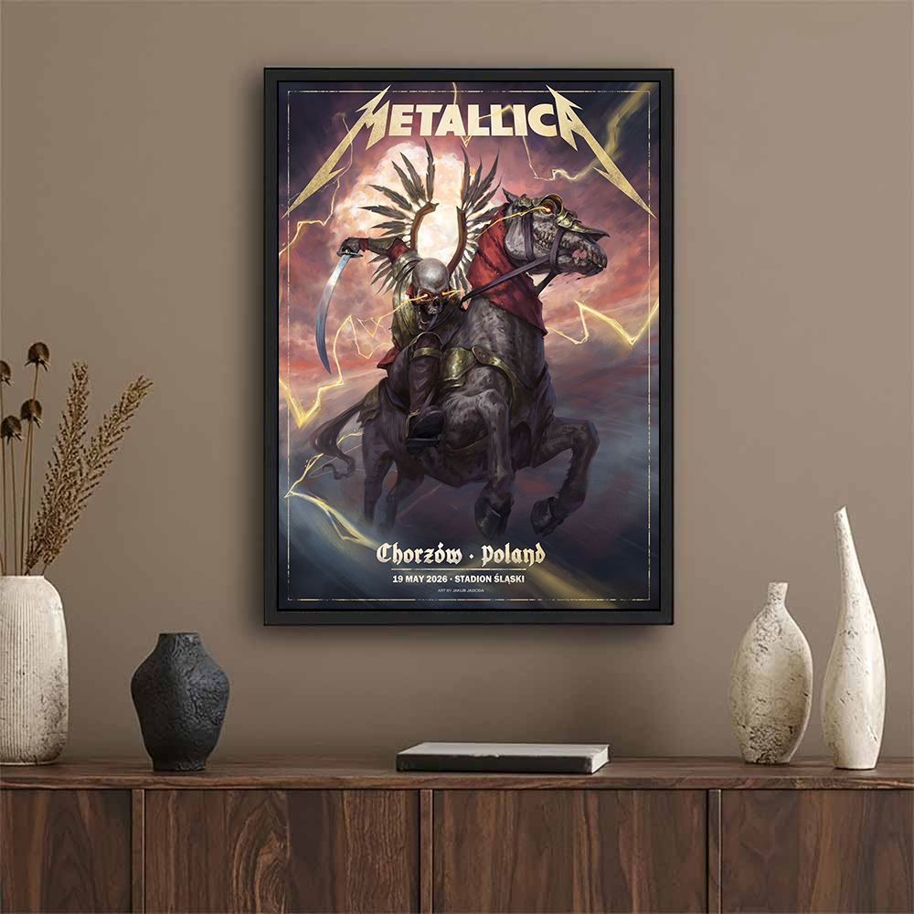 Metallica M72 Bucharest Romania National Arena 2026 Pop Up Eclusive Home Decor Poster Canvas