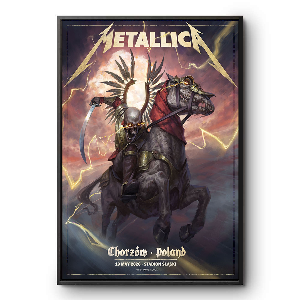 Metallica M72 Chorzów 2026 Stadion Śląski, Poland Poster By Jakub Jagado