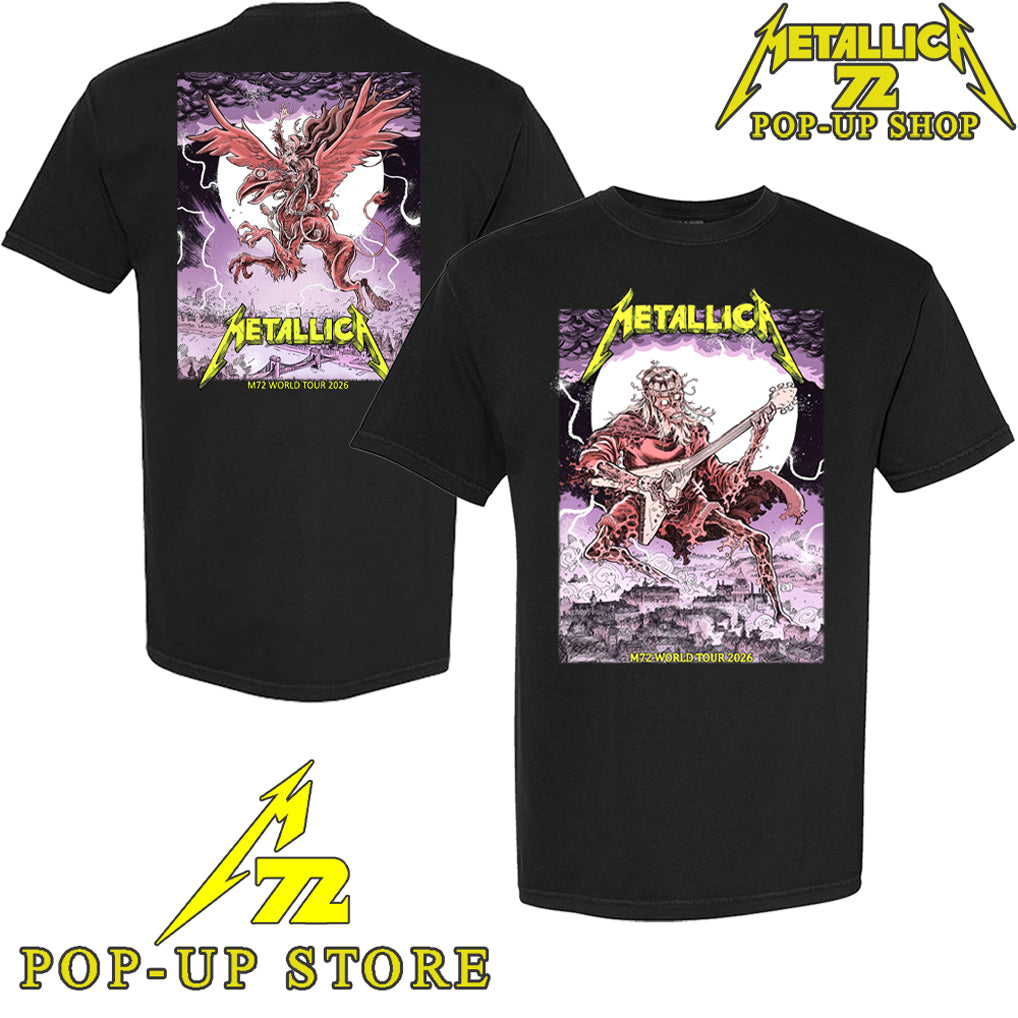Metallica M72 Budapest June 11-13 2026 Created By Mark Lazlo Two Night T-Shirt