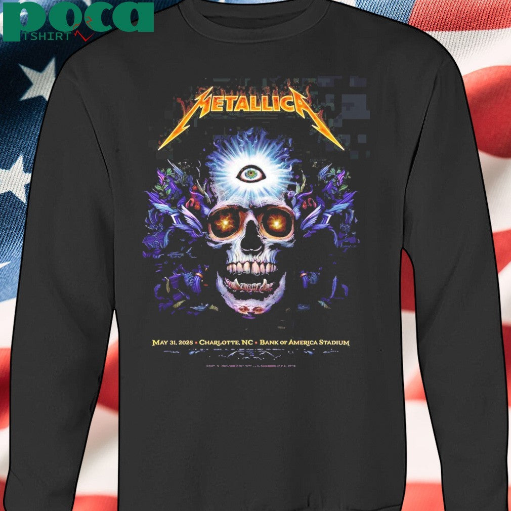 Metallica M72 Charlotte At Bank Of America Stadium In North Carolina United States On May 31 2025 potter shirt