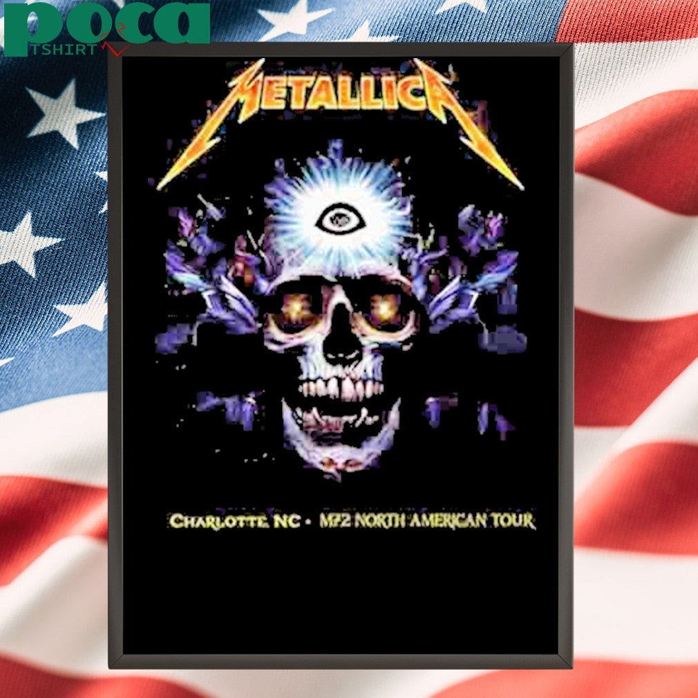 Metallica M72 Charlotte NC 2025 Bank Of America Stadium On May 31st shirt