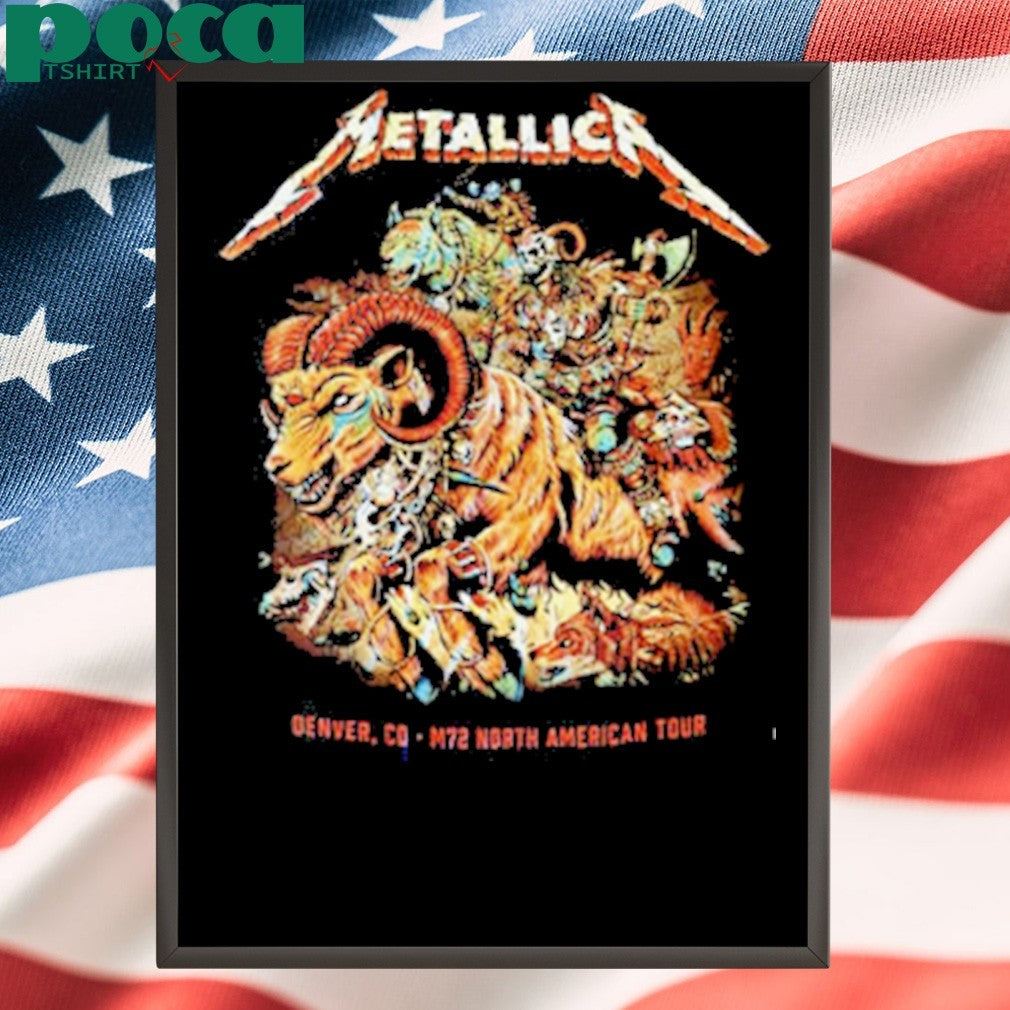 Metallica M72 Denver 2025 Night 2 At Empower Field At Mile High On June 29 2025 Unisex T-Shirt