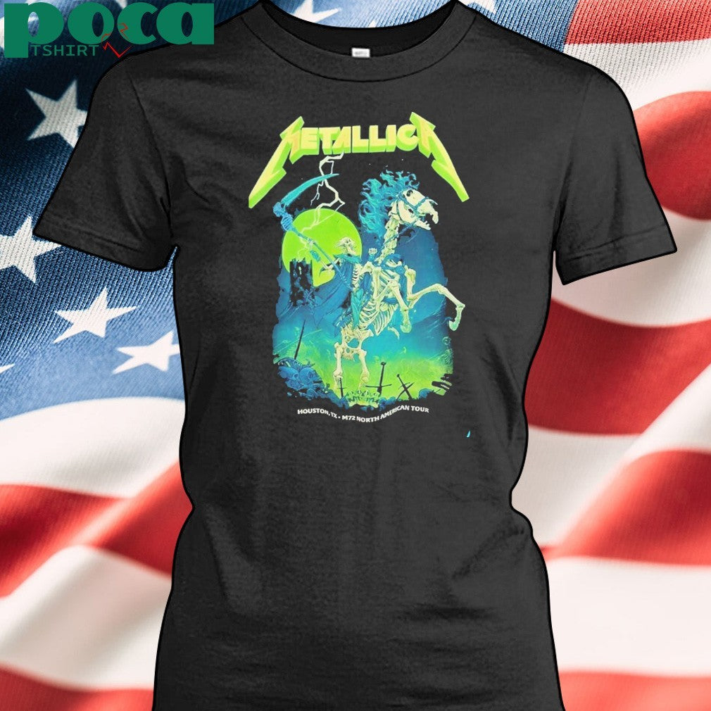 Metallica M72 Houston Exclusive Tee In Houston Texas At NRG Stadium On June 14 2025 shirt