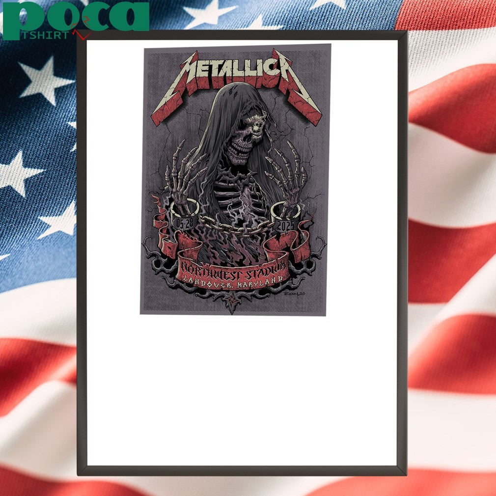 Metallica M72 Landover At Northwest Stadium Washington DC United States On May 28 2025 potter shirt
