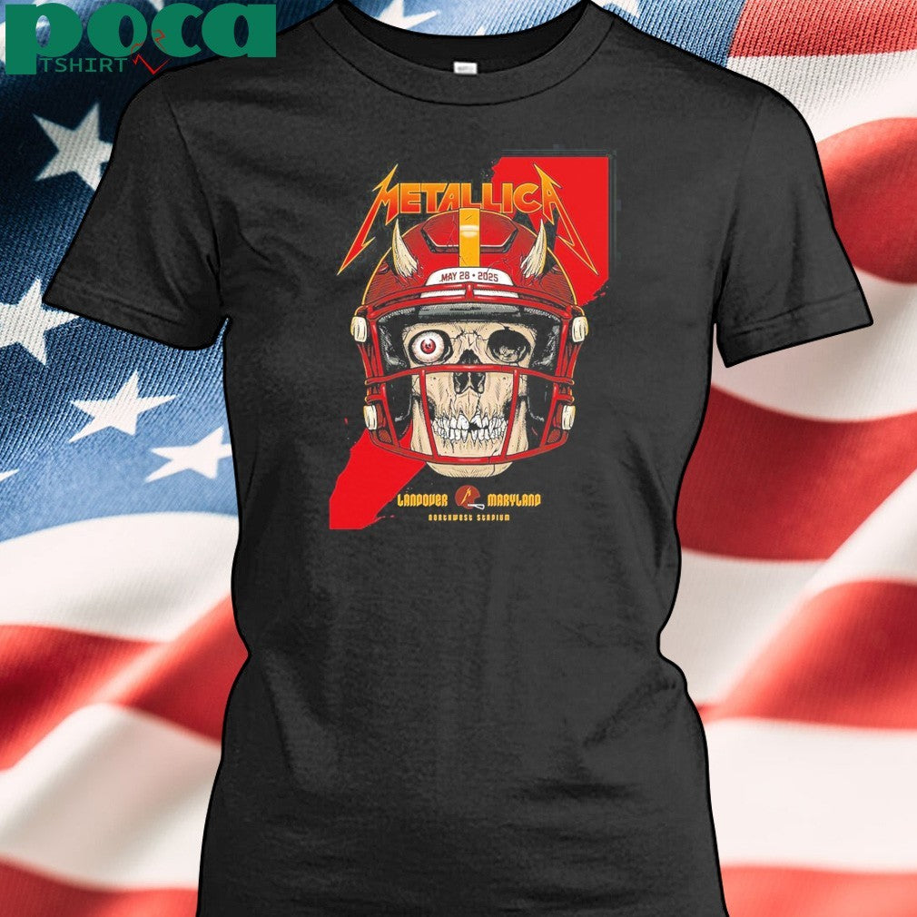 Metallica M72 Landover Pop Up Shop At Northwest Stadium In Washington DC United States On May 28 2025 shirt