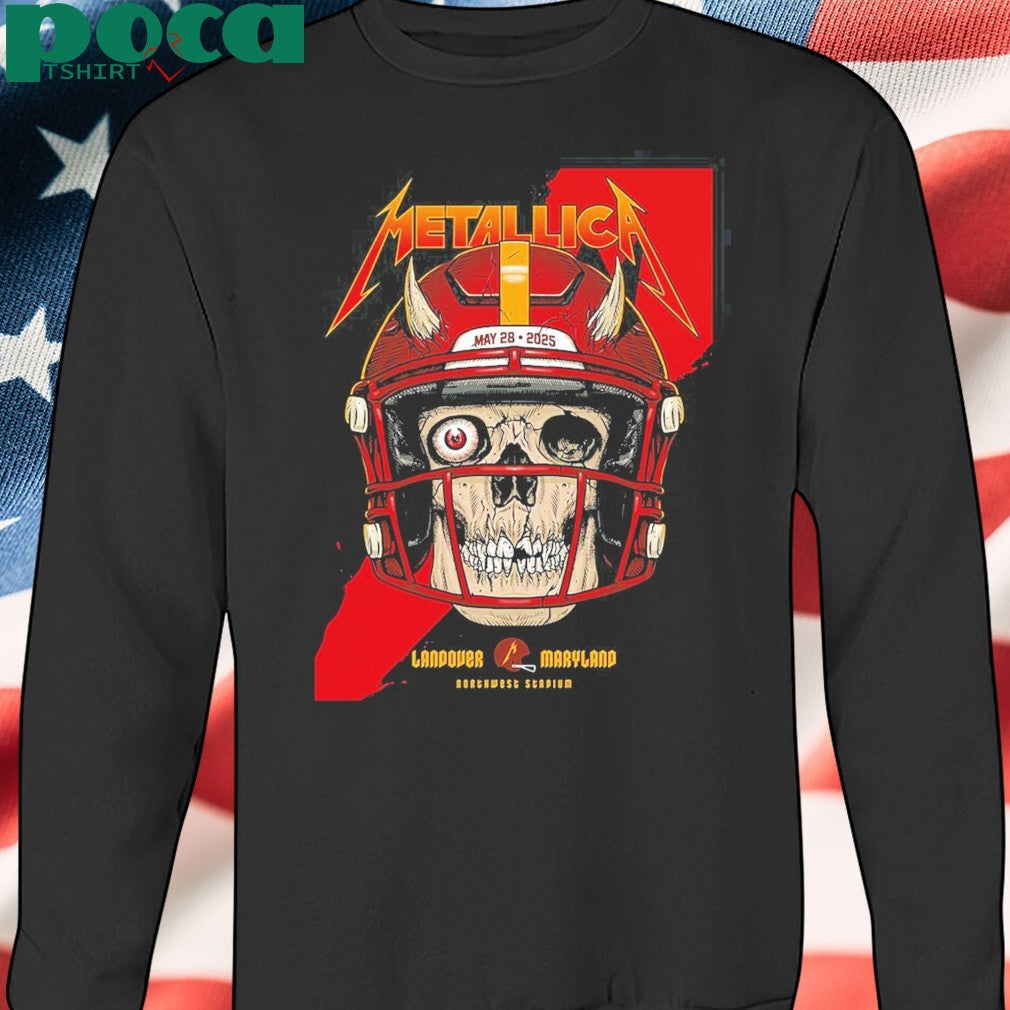 Metallica M72 Landover Pop Up Shop At Northwest Stadium In Washington DC United States On May 28 2025 shirt