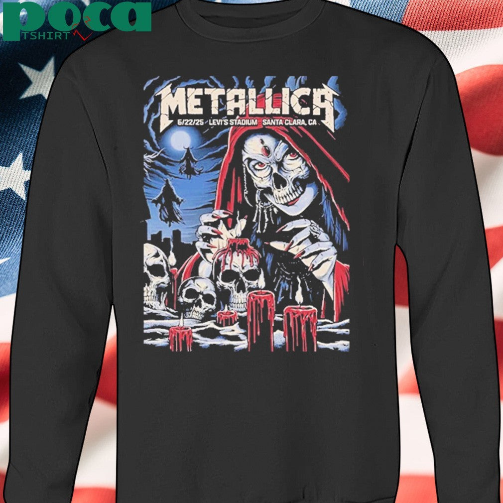 Metallica M72 Santa Clara Merch Tee 2 Nights At Levi’s Stadium Poster Set Both Dates In California North America Tour 2025 Unisex T-Shirt