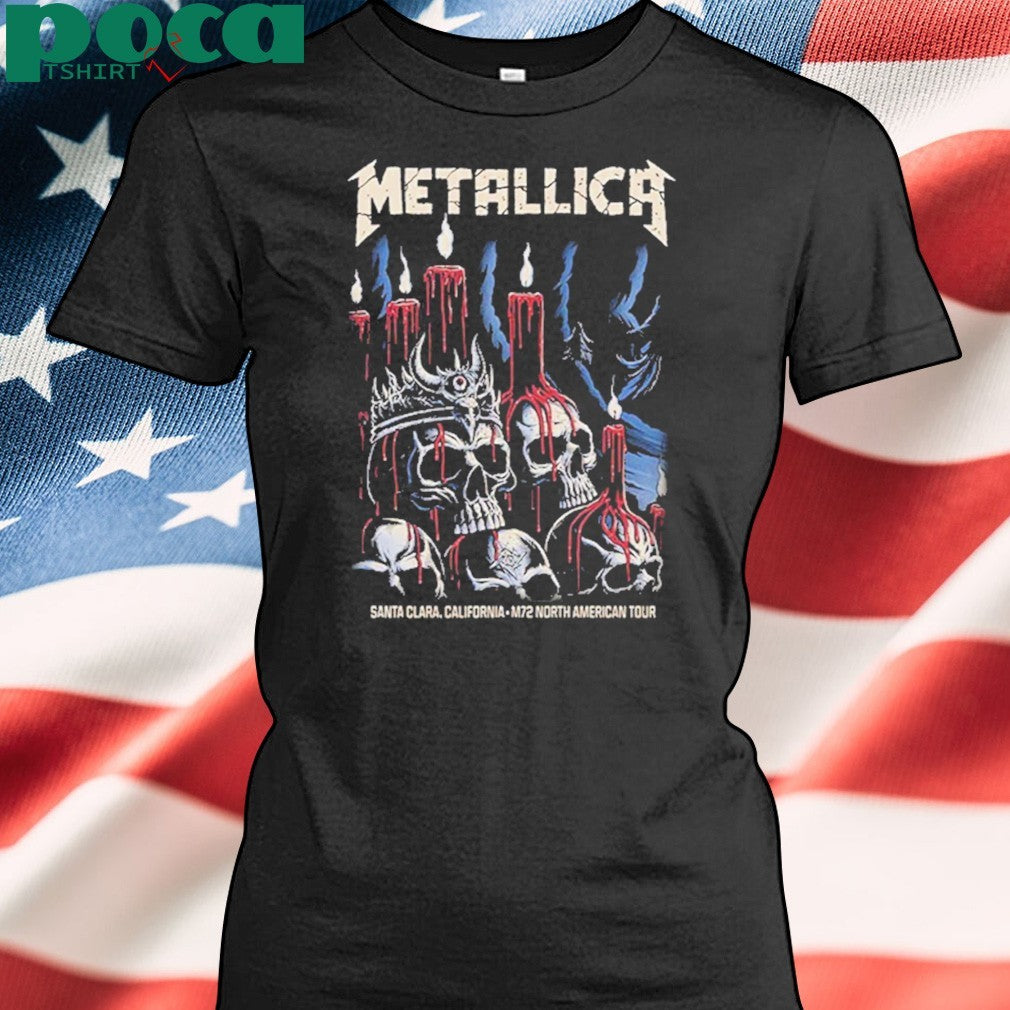 Metallica M72 Santa Clara Night 1 Merchandise Tee On June 20 In Santa Clara California At Levi’s Stadium M72 North American Tour 2025 Unisex T-Shirt