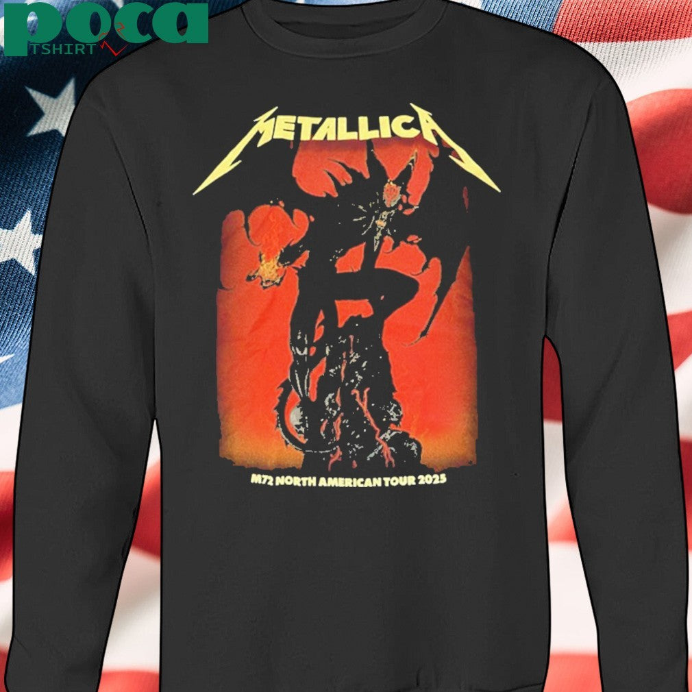 Metallica M72 Santa Clara Pop-Up Shop Merch Tee In Santa Clara California At Levis Stadium On June 20 And 22 Tour 2025 T-Shirt