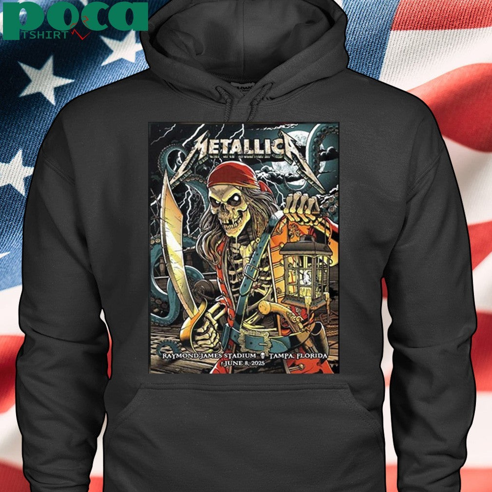 Metallica M72 Tampa The Venue Tonight’s Show Poster at Raymond James Stadium Tampa FL on June 8th 2025 Shirt