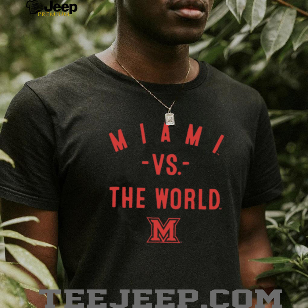 Miami OH Redhawks Miami vs the World 2026 logo shirt