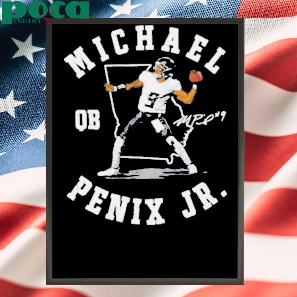 Michael Penix Jr. Atlanta Falcons Name Map Football Signature shirt