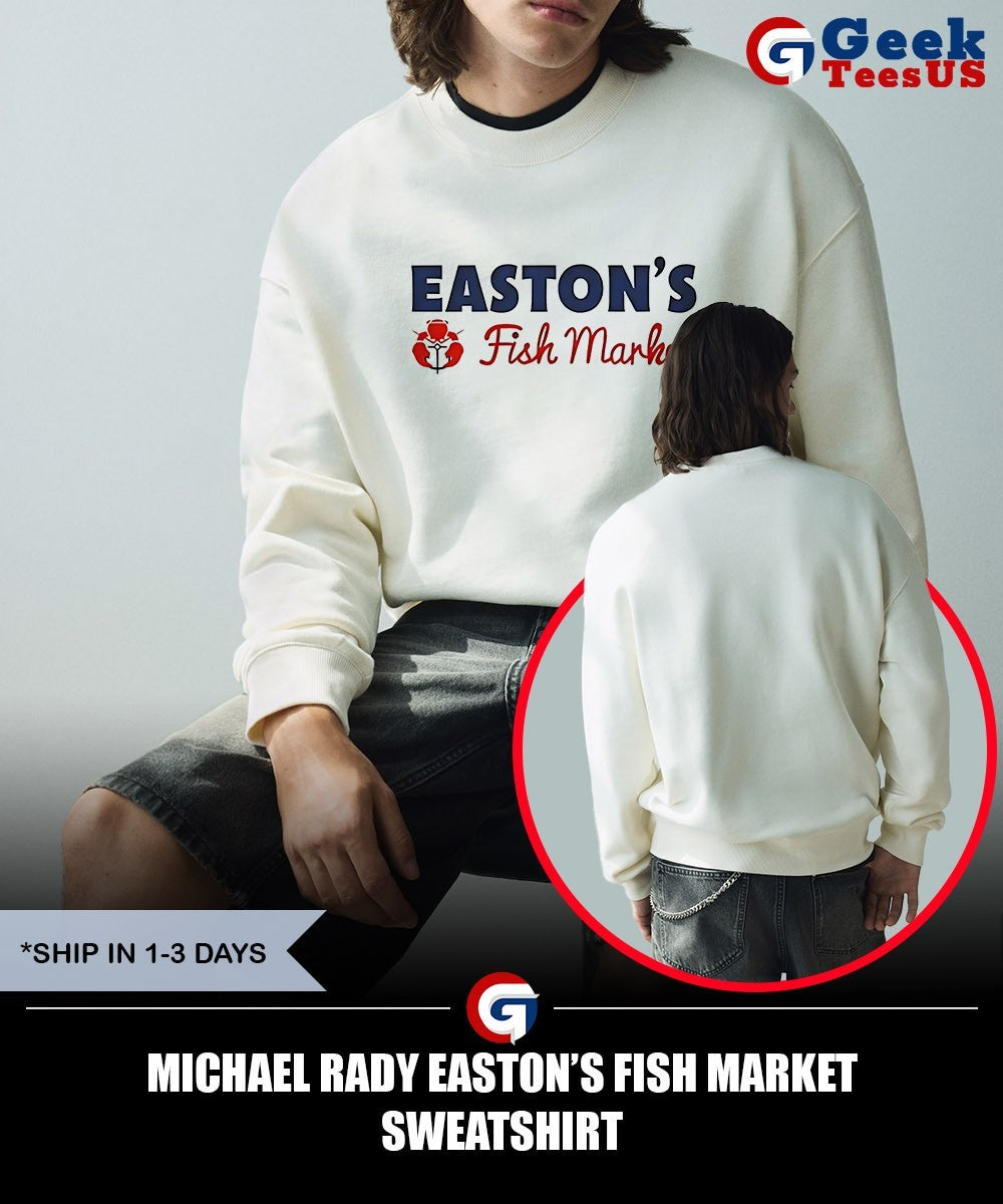 Michael Rady Easton’s Fish Market shirt