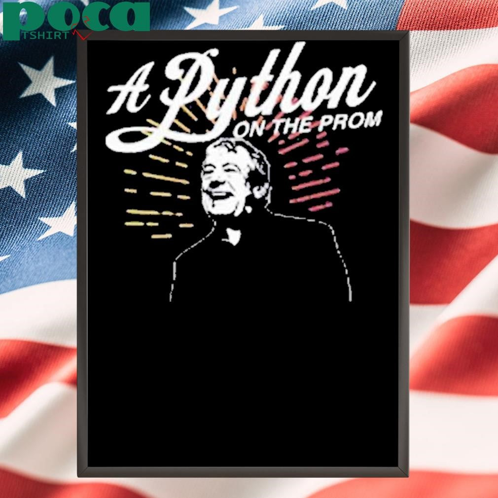 Michael Sheen Wearing A Python On The Prom Shirt