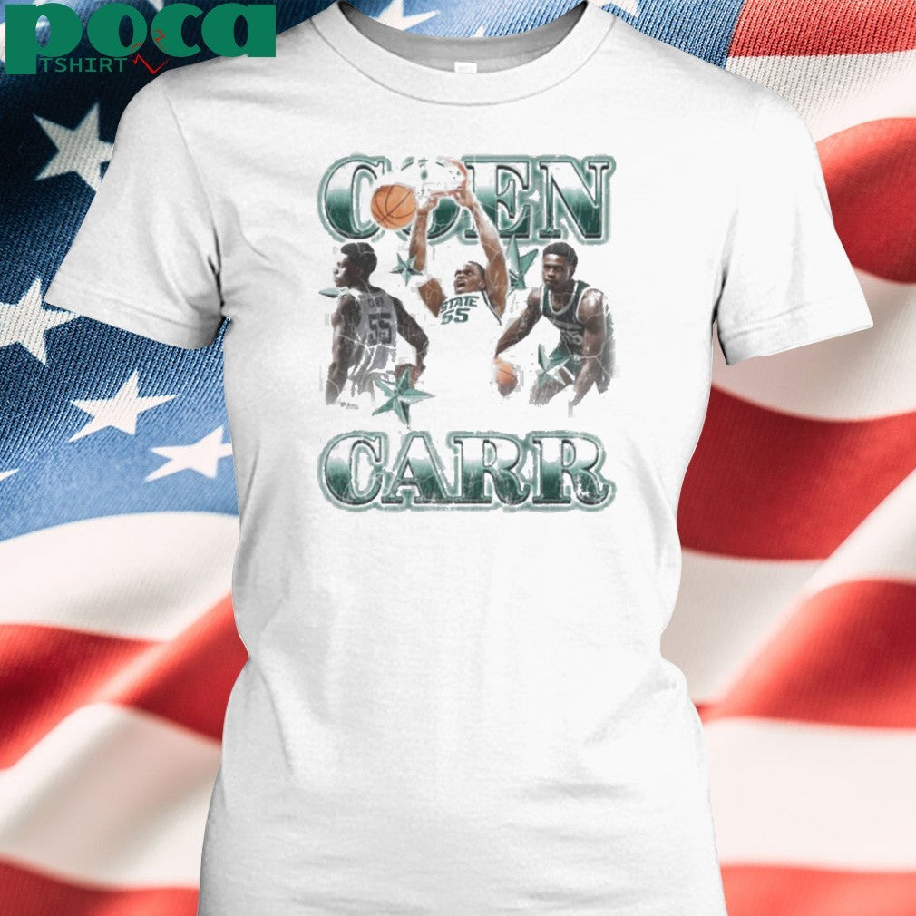 Michigan State Spartans CON CARR 55 STATE Basketball shirt