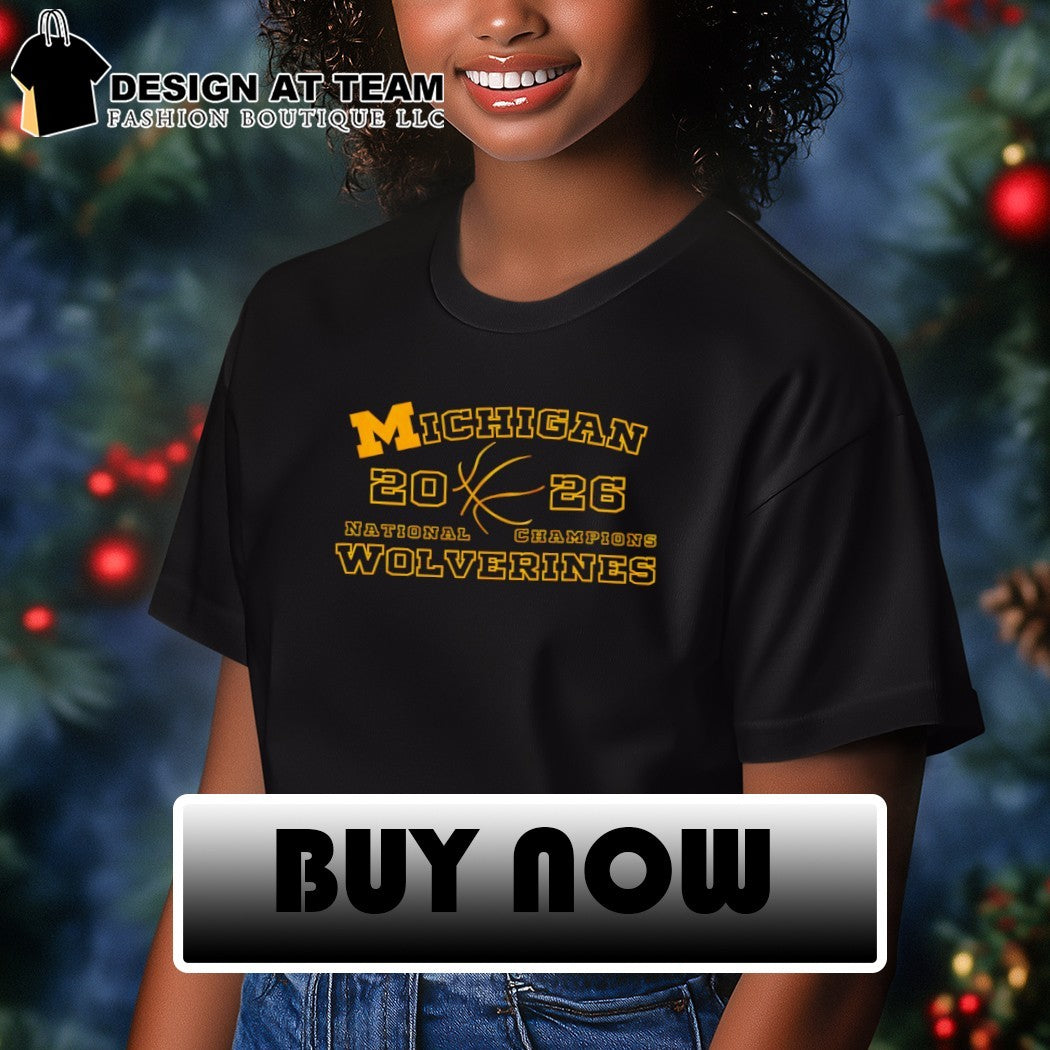 Michigan Wolverines National Champions Basketball 2026 shirt