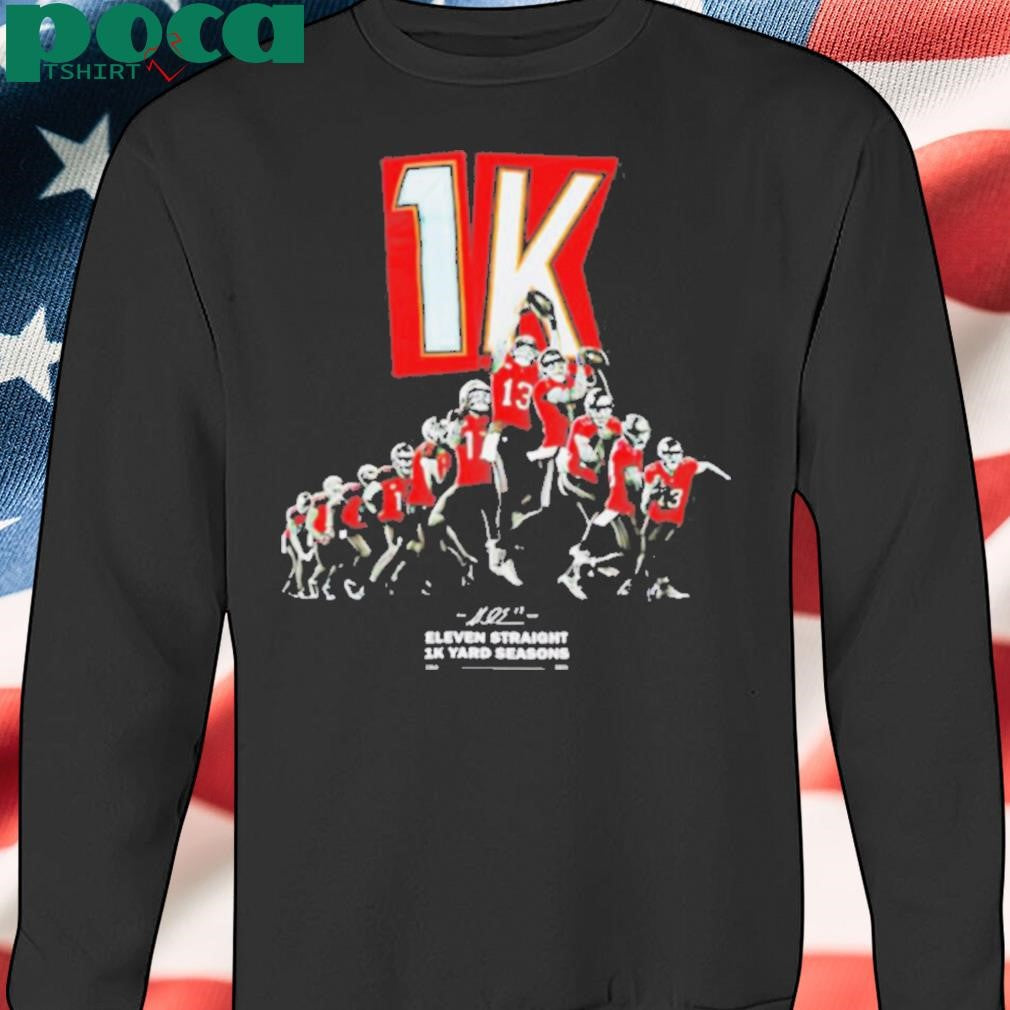 Mike Evans eleven straight 1k yard seasons shirt