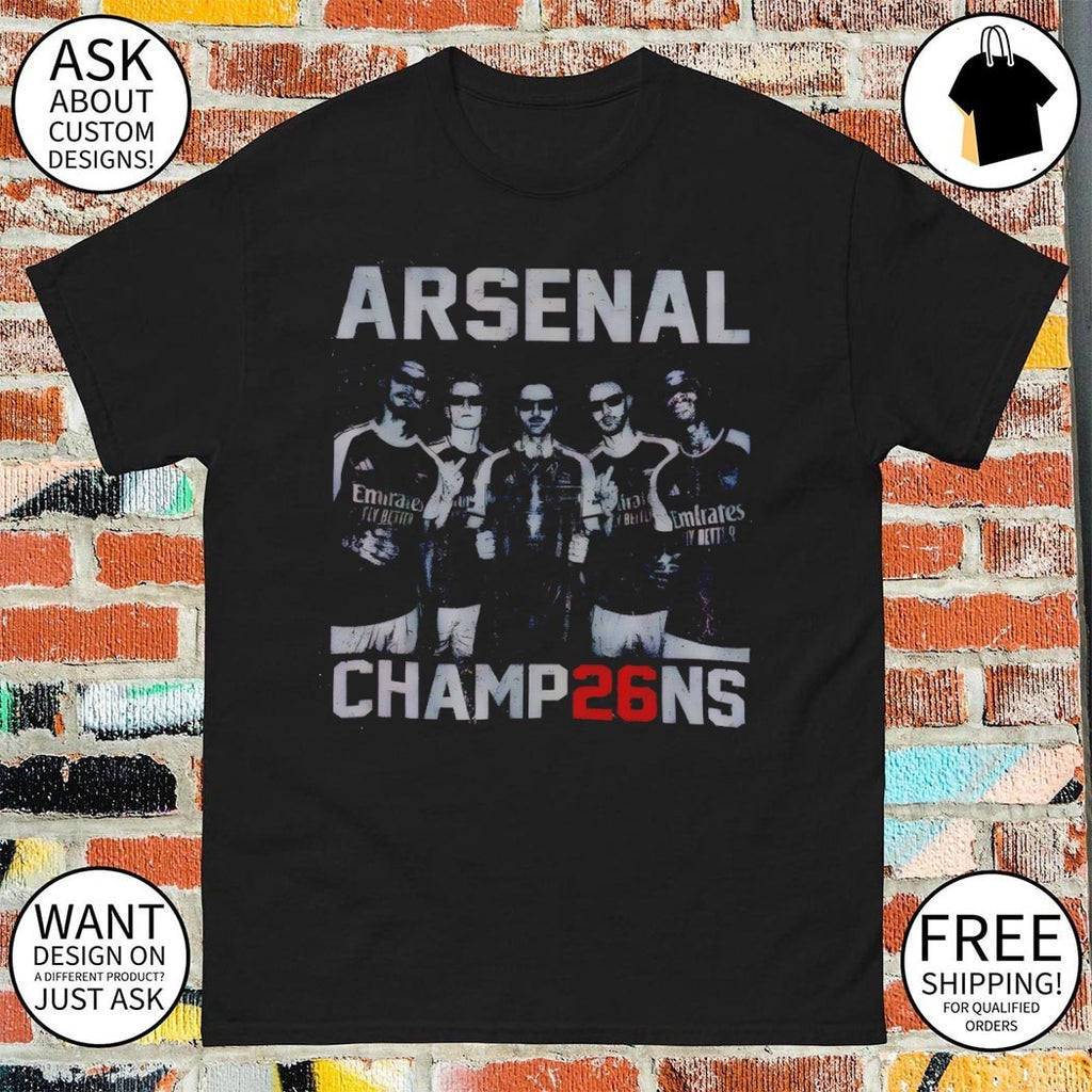 Mikel Arteta Bukayo Saka Martin Arsenal Premier League FC Champions 25 26 shirt