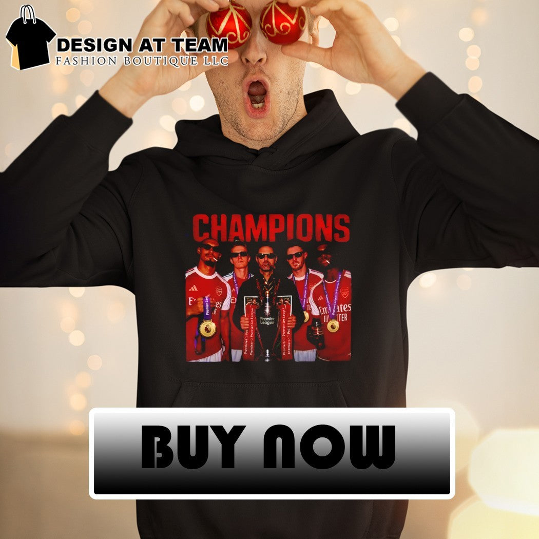 Mikel Arteta Bukayo Saka Martin Arsenal Premier League FC Champions Trophy 2026 shirt