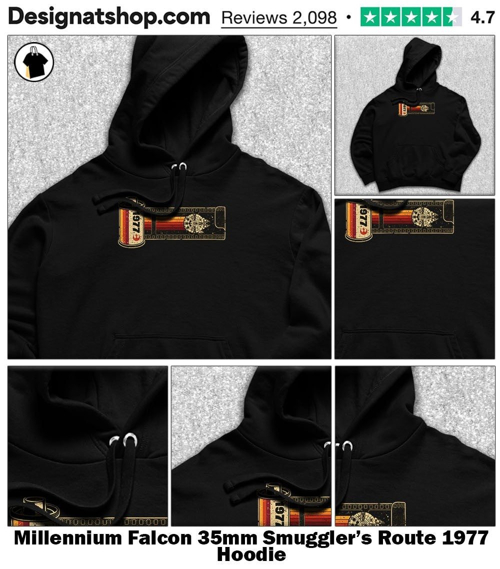 Millennium Falcon 35mm Smuggler’s Route 1977 shirt