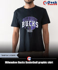 Milwaukee Bucks Basketball graphic shirt