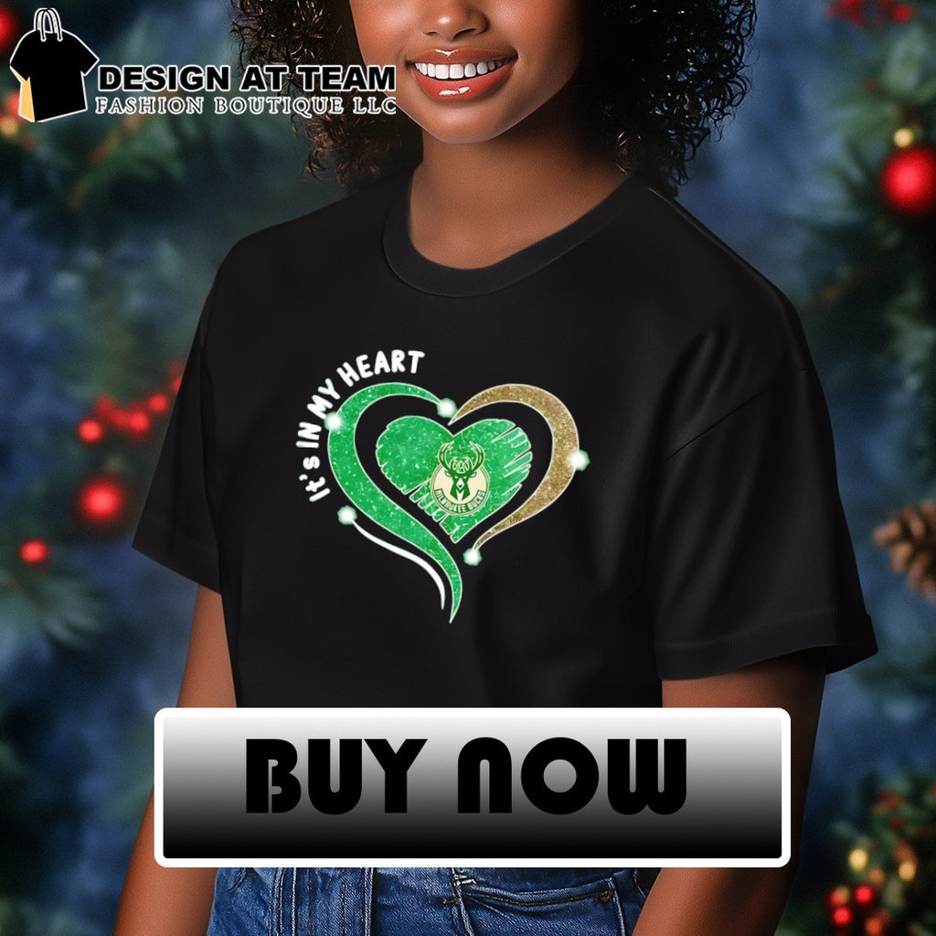 Milwaukee Bucks it’s in my Heart Basketball NBA 2026 shirt