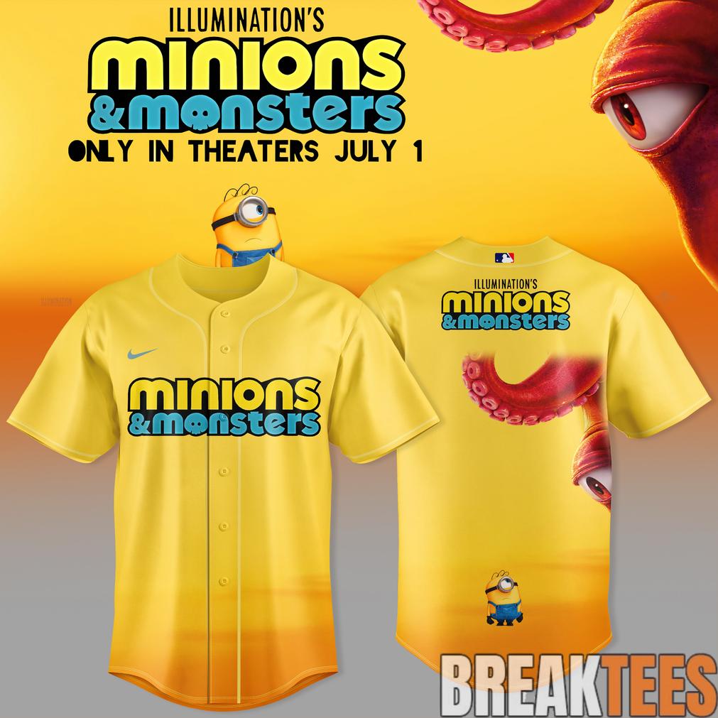 Minions & Monsters Movies Exclusive Baseball Jersey