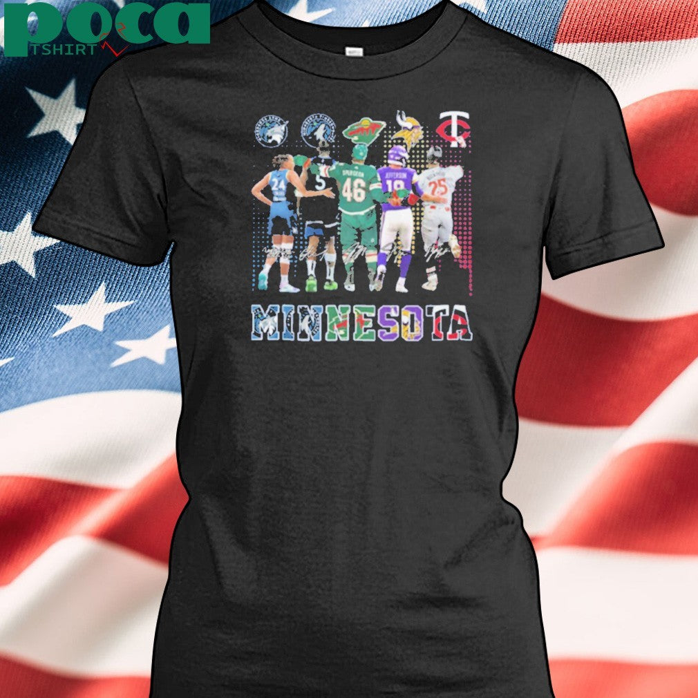 Minnesota Lynx Timberwolves Minnesota Wild Vikings Minnesota Twins shirt