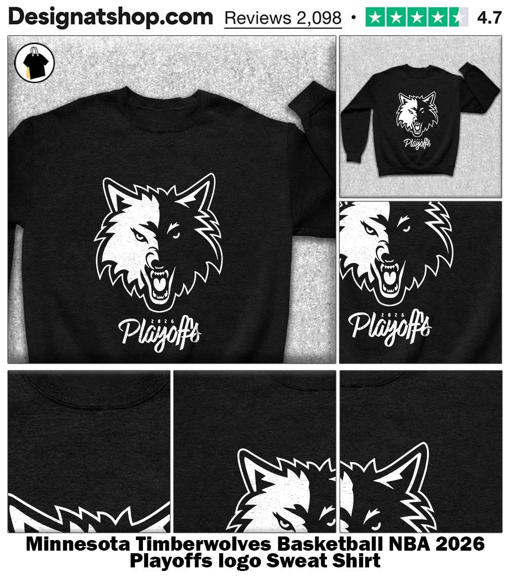 Minnesota Timberwolves Basketball NBA 2026 Playoffs logo shirt