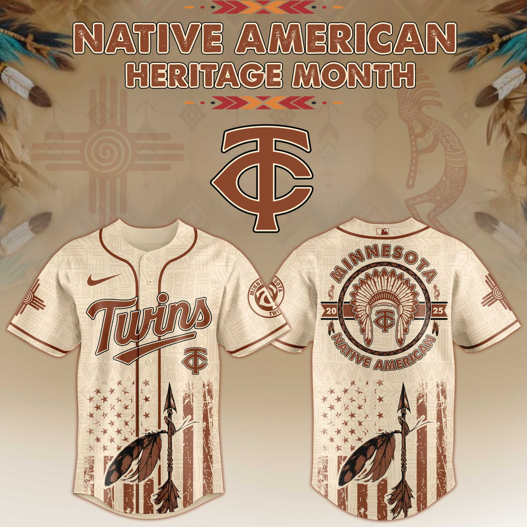 Minnesota Twins Native American Heritage Month Jersey 2025