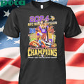 Minnesota Vikings 2024 NFC North Division Champions January 5, 2025 Ford Field Detroit Michigan Mascot T Shirt