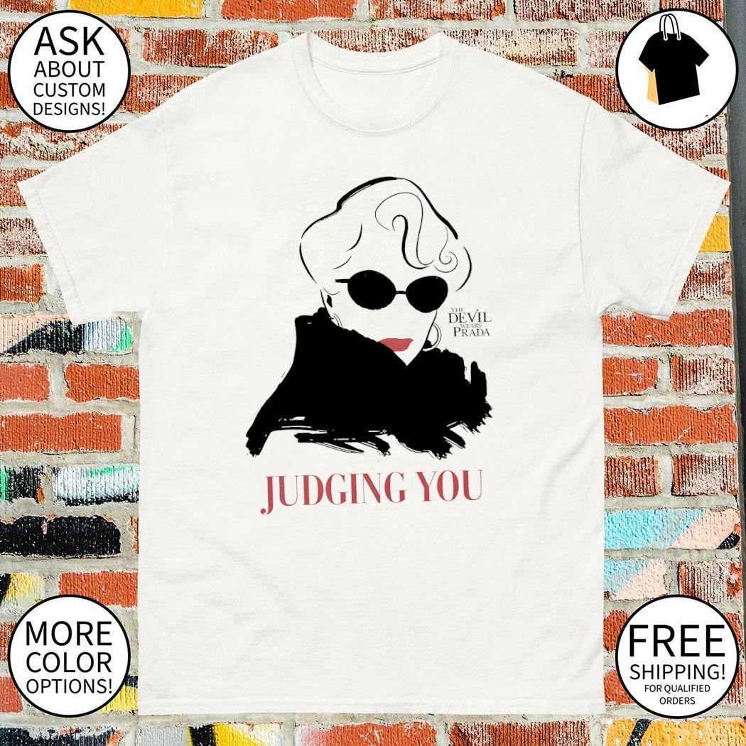 Miranda Judging You The Devil Wears Prada movie vintage shirt