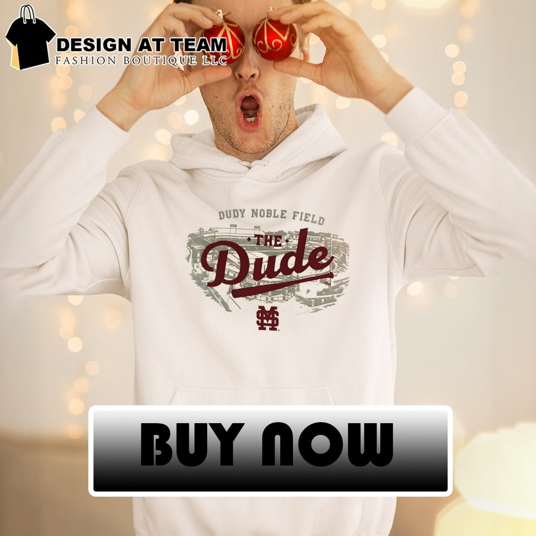 Mississippi State Bulldogs Dudy Noble Field the Dude mascot logo shirt