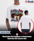 Mississippi State Bulldogs vs Florida Gators Game Day 2025 mascot shirt