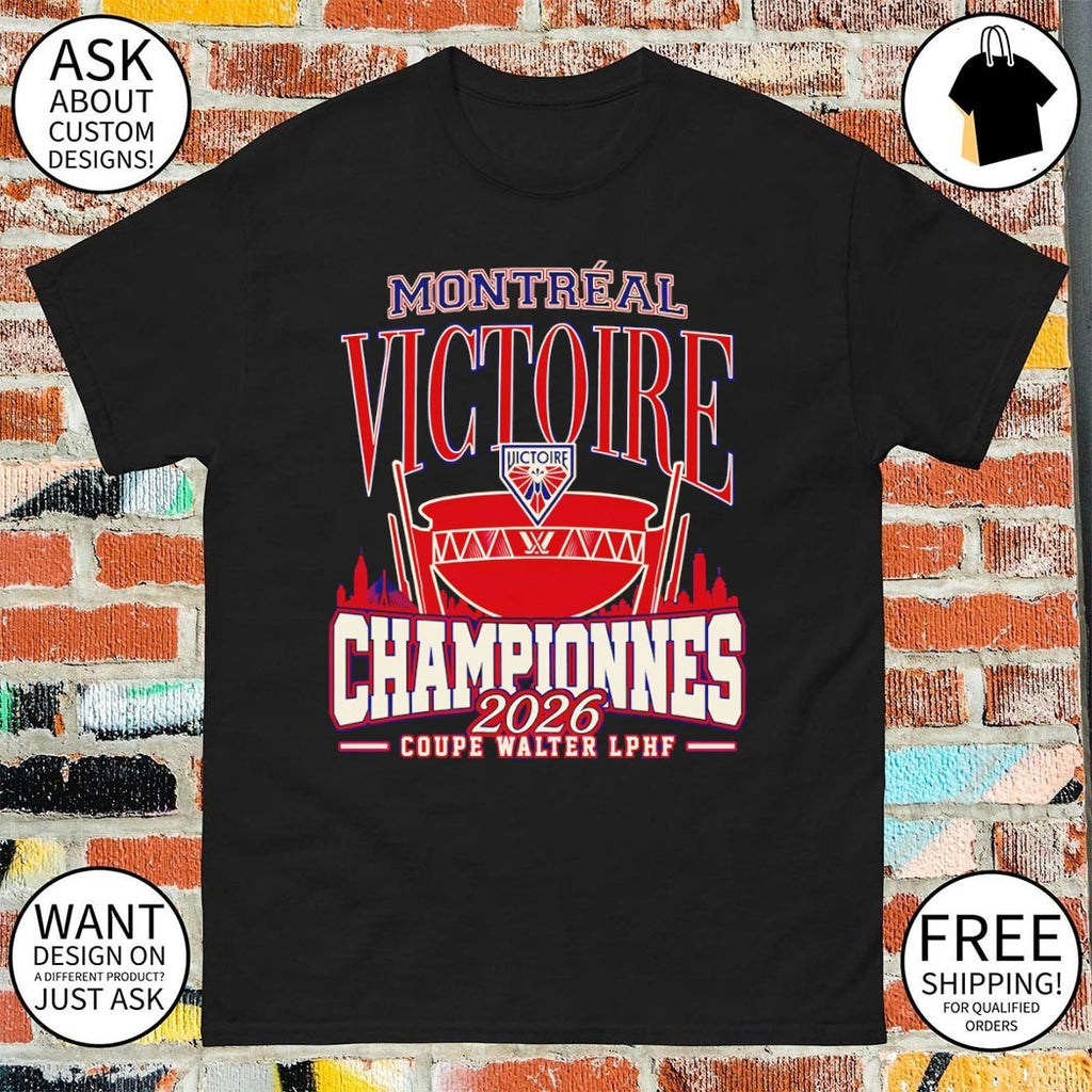 Montréal Victoire Walter Cup 2026 Champions Coupe Water LPHF shirt