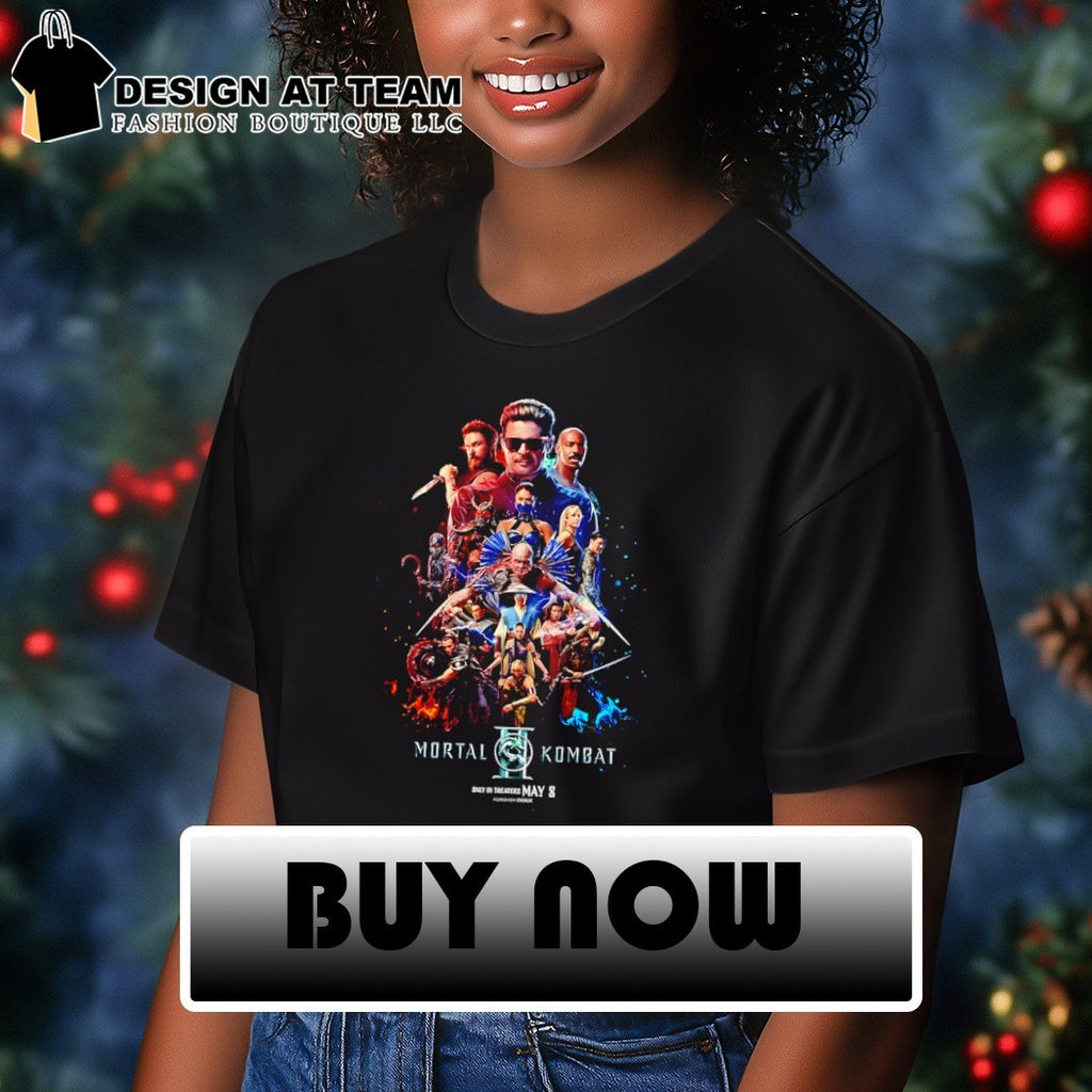 Mortal Kombat II Johnny Cage only in theaters May 8 shirt