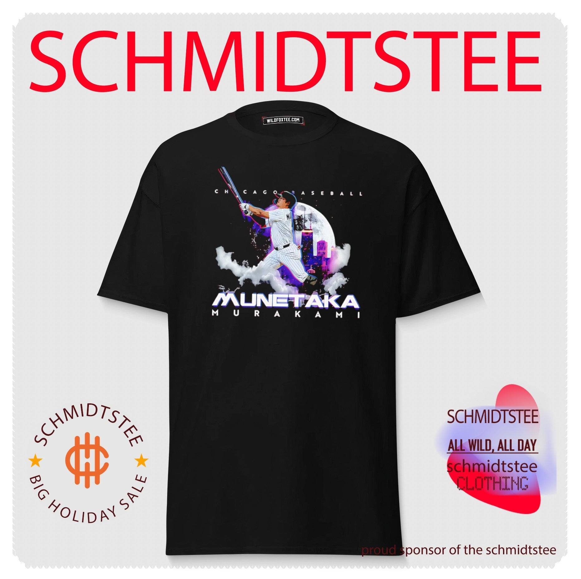 Munetaka Murakami Chicago Moon Shot baseball graphic shirt