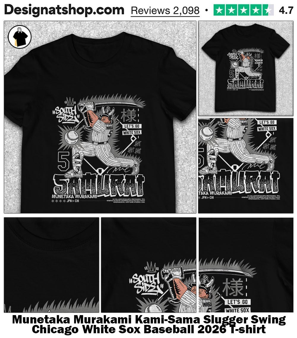 Munetaka Murakami Kami-Sama Slugger Swing Chicago White Sox Baseball 2026 shirt